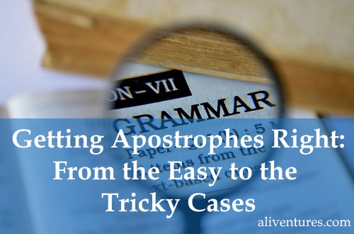 Getting Apostrophes Right: From the Easy to the Tricky Cases