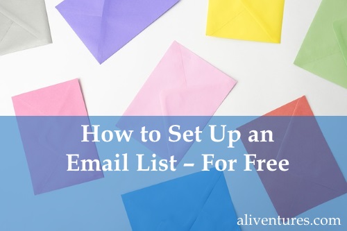 How to Set Up an Email List – For Free