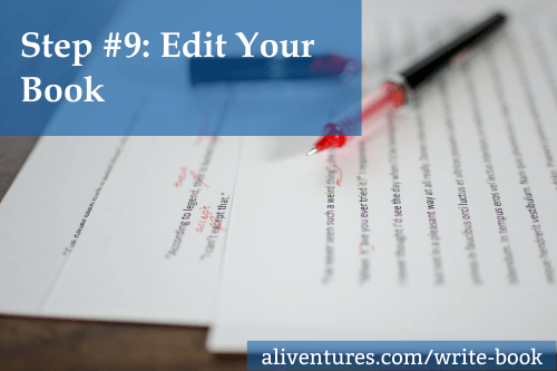 Step #9: Edit Your Book