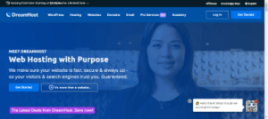 Dreamhost website