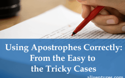 Using Apostrophes Correctly: From the Easy to the Tricky Cases