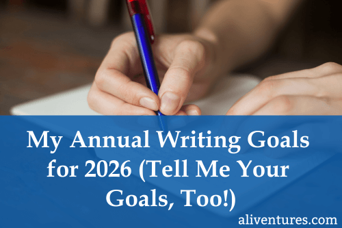 Title image: My Annual Writing Goals for 2026 (Tell Me Your Goals, Too!)